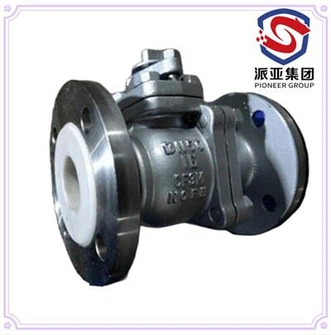 Valvole in acciaio rivestite in PTFE