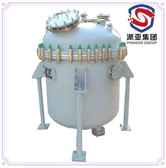 Serbatoio di stoccaggio verticale rivestito in vetro